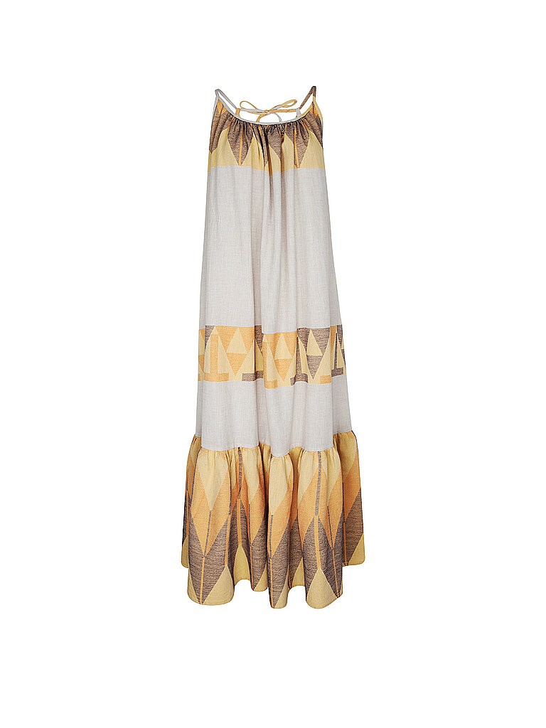 Pearl & Caviar Maxikleid Zakar Beige | S/M