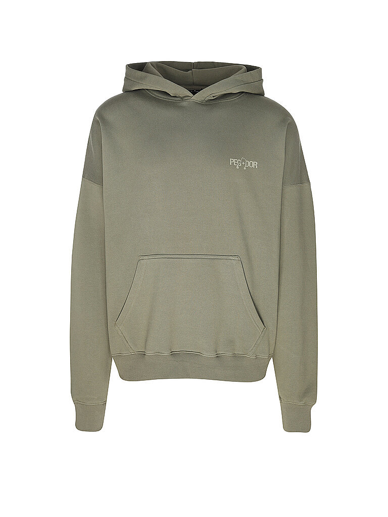 Kapuzensweater - Hoodie MINER olive M herren