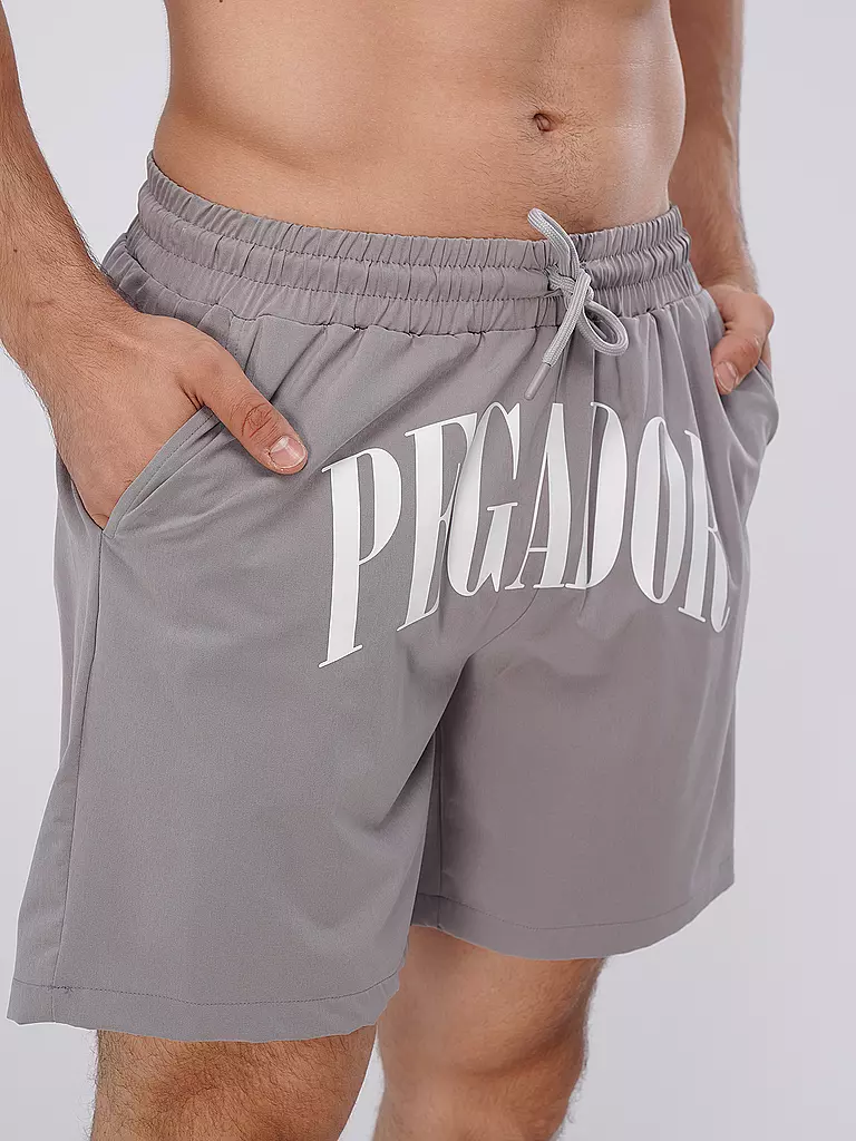 PEGADOR | Badeshorts  | grau