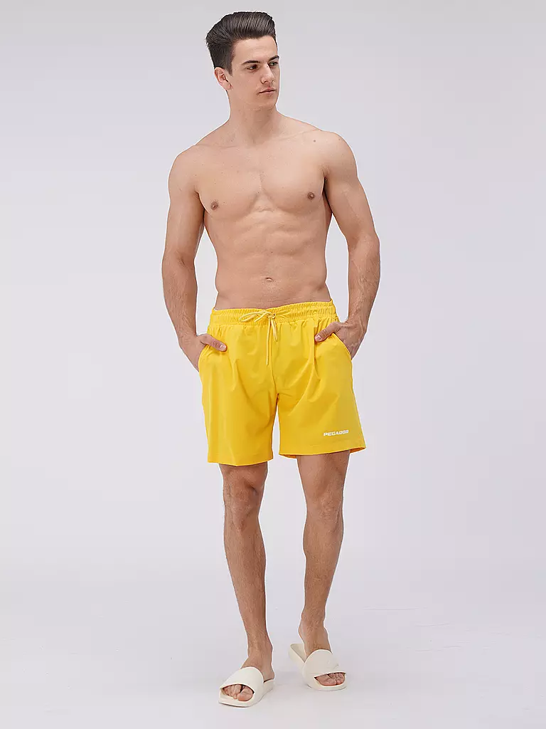 PEGADOR | Badeshorts | gelb