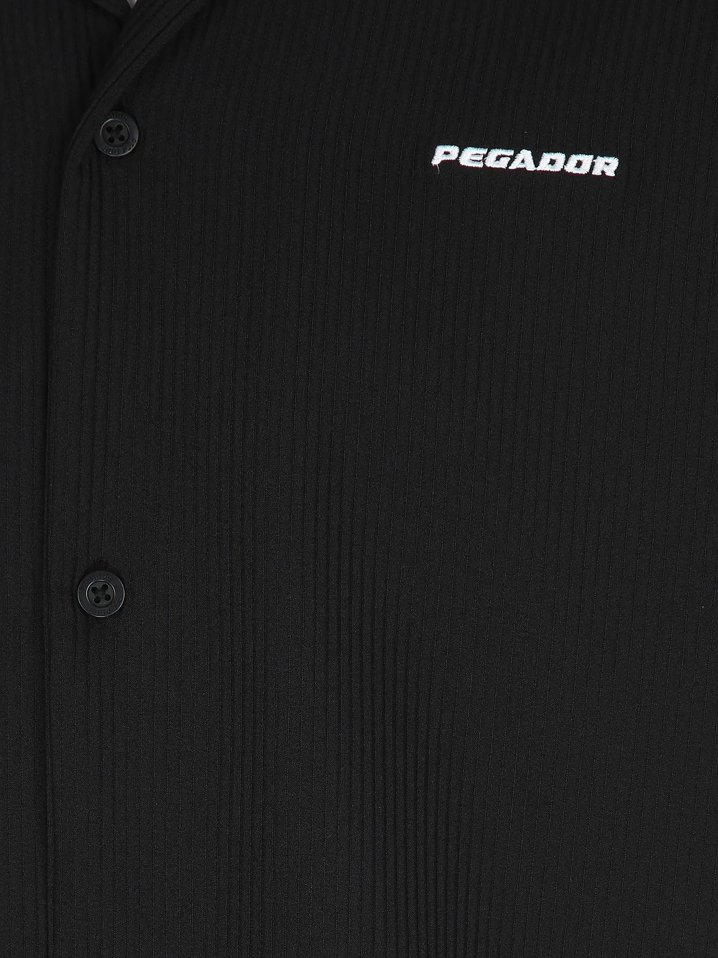 PEGADOR | Hemd Regular Fit TROY | schwarz