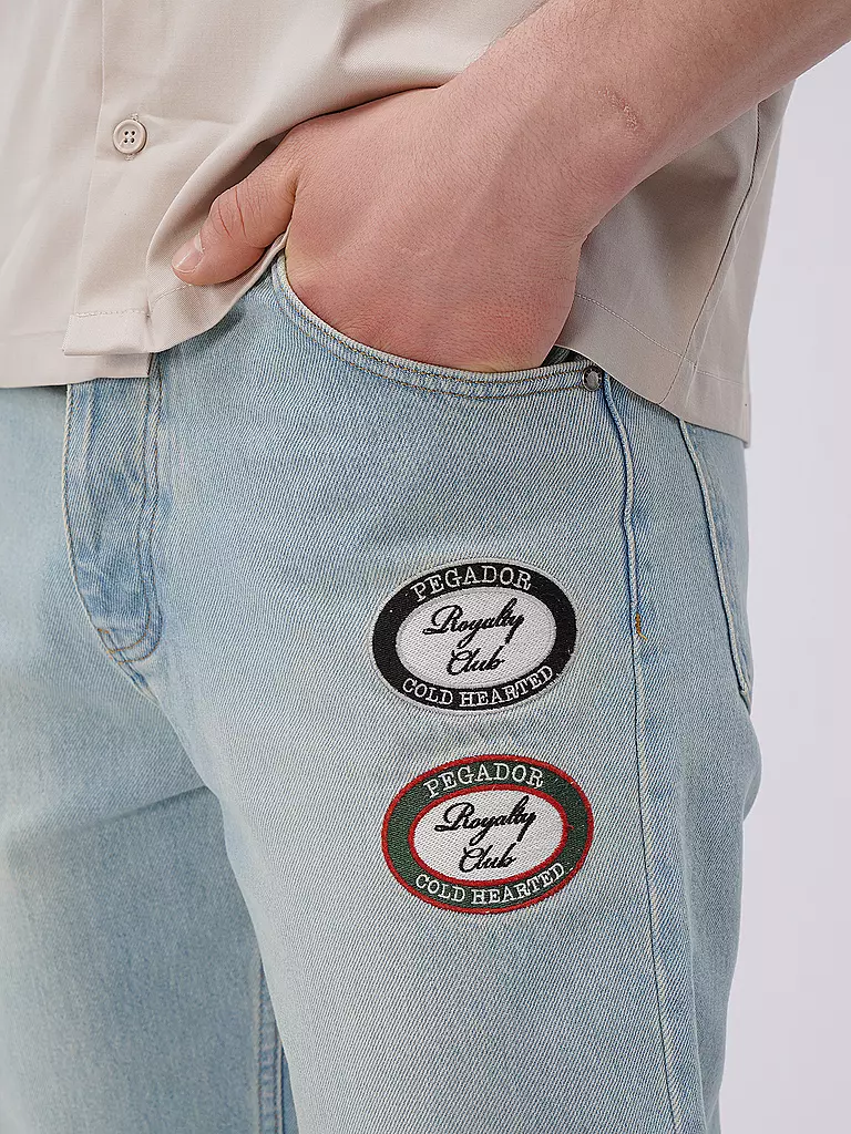 PEGADOR | Jeans Baggy Fit | hellblau
