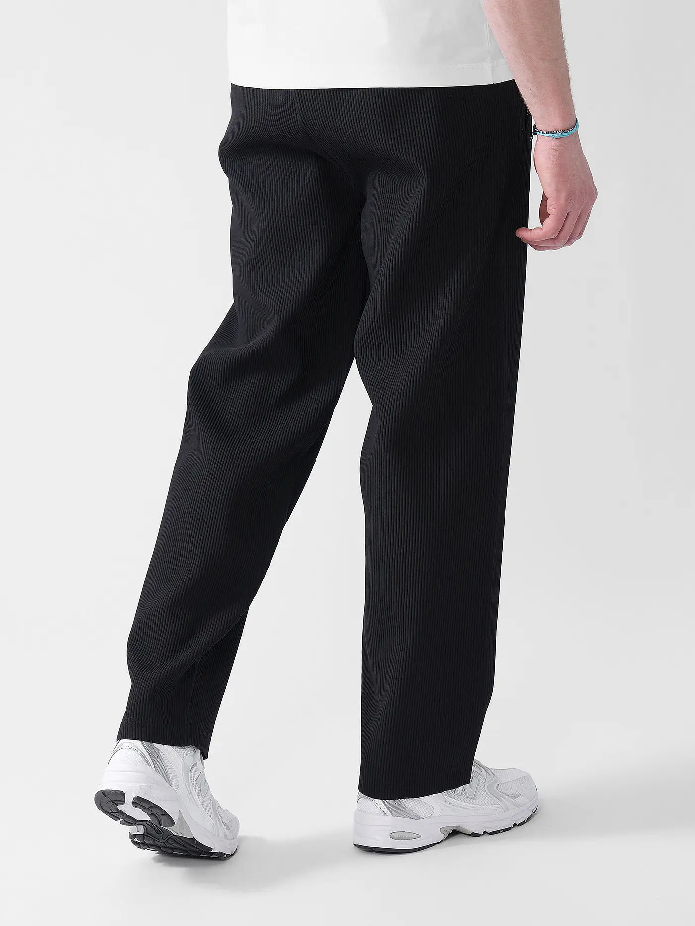 PEGADOR | Jogginghose TROY PLISSEE | schwarz