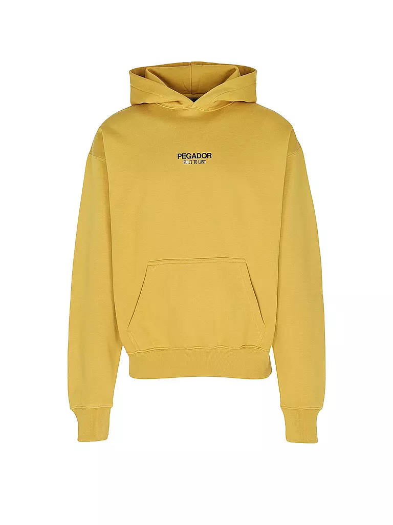 PEGADOR | Kapuzensweater - Hoodie Oversized Fit | gelb
