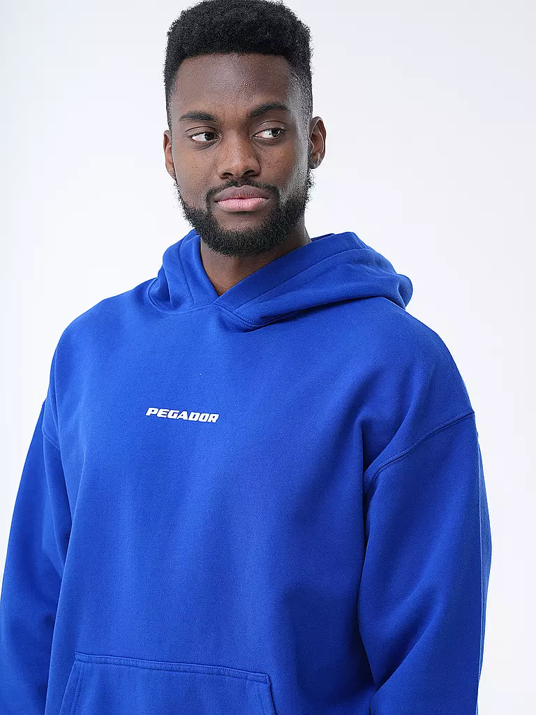 PEGADOR | Kapuzensweater - Hoodie Oversized Fit | blau