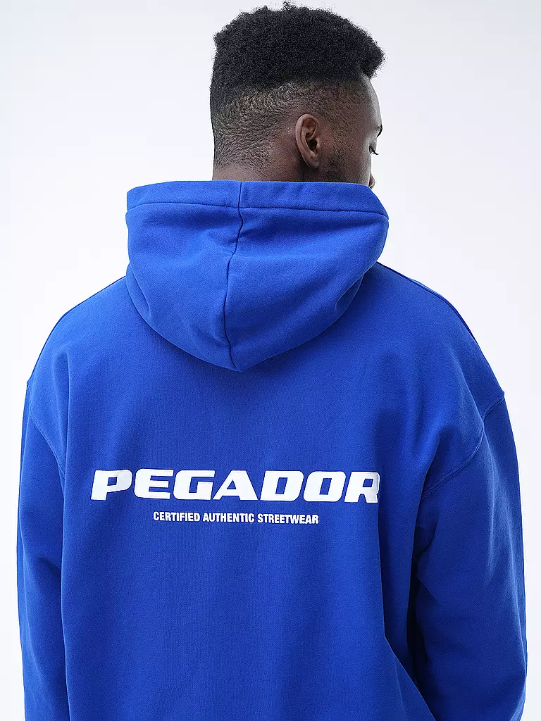 PEGADOR | Kapuzensweater - Hoodie Oversized Fit | blau