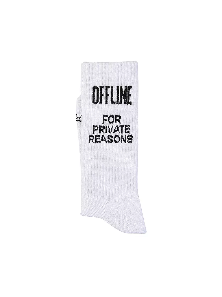 PEGADOR | Socken white/black | weiss