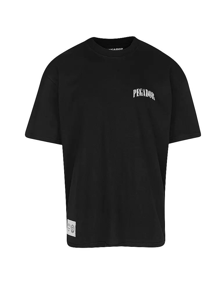 PEGADOR | T-Shirt Oversized Fit CROSBY  | schwarz