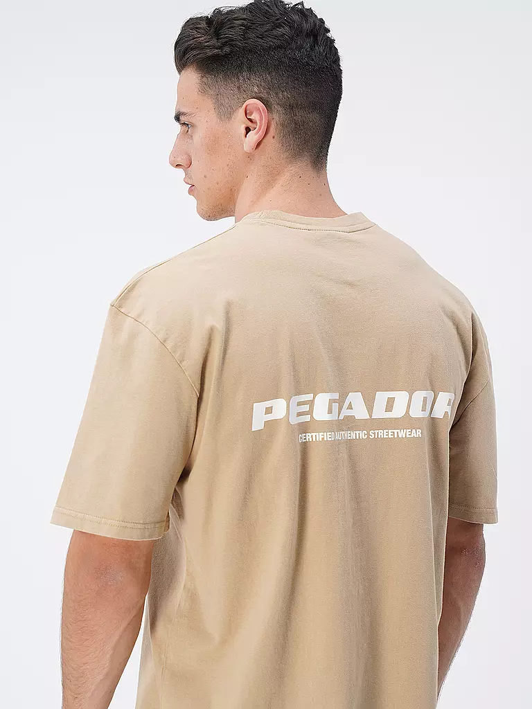 PEGADOR | T-Shirt Oversized Fit | camel