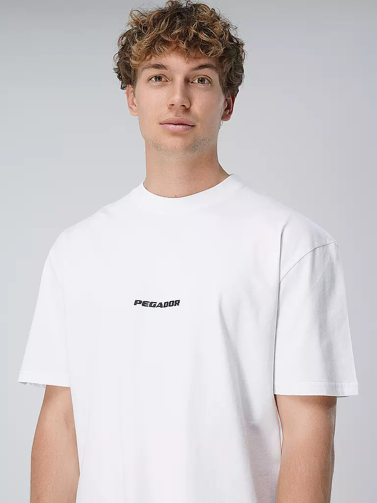 PEGADOR | T-Shirt Oversized Fit | weiss