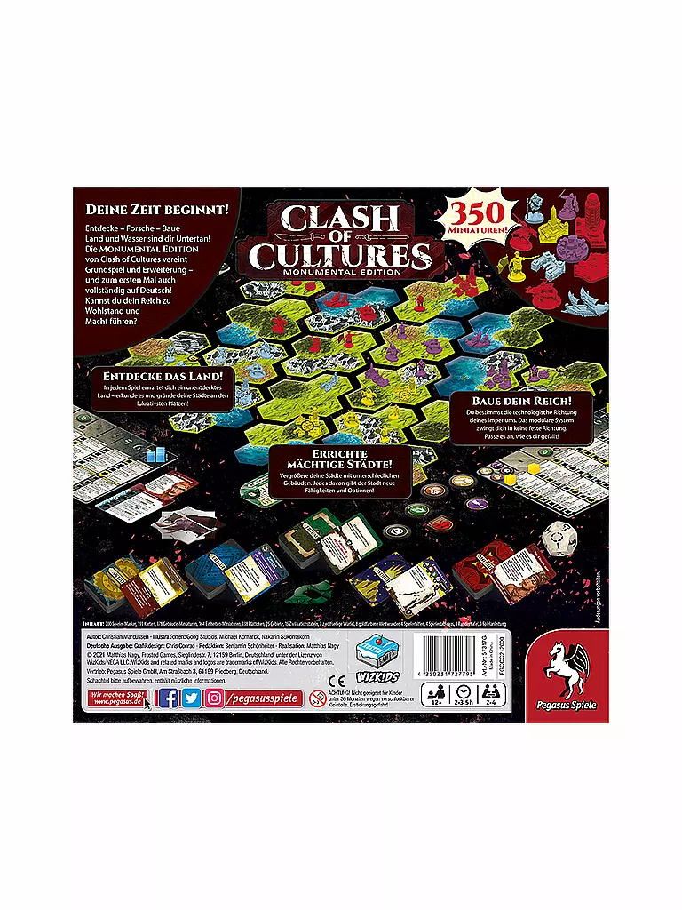 PEGASUS | Clash of Cultures (Frosted Games) | keine Farbe