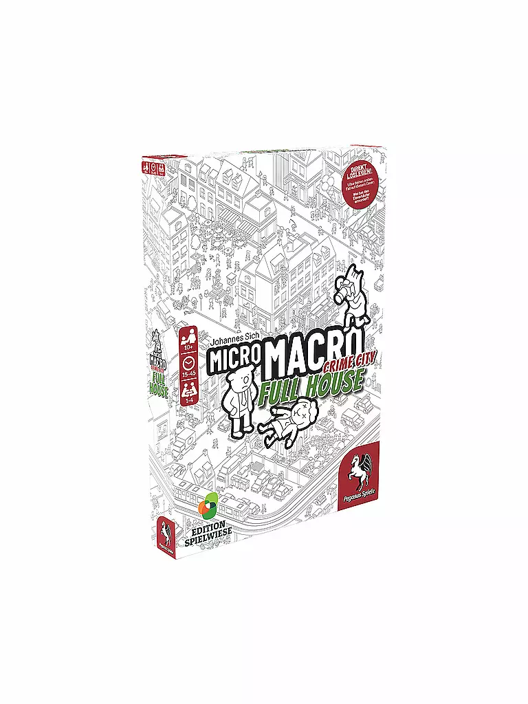 PEGASUS | MicroMacro: Crime City 2 – Full House (Edition Spielwiese) | keine Farbe