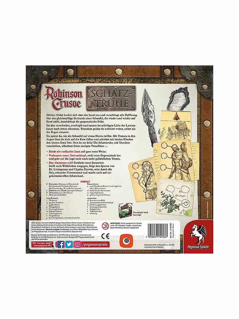 PEGASUS | Robinson Crusoe Schatztruhe | keine Farbe