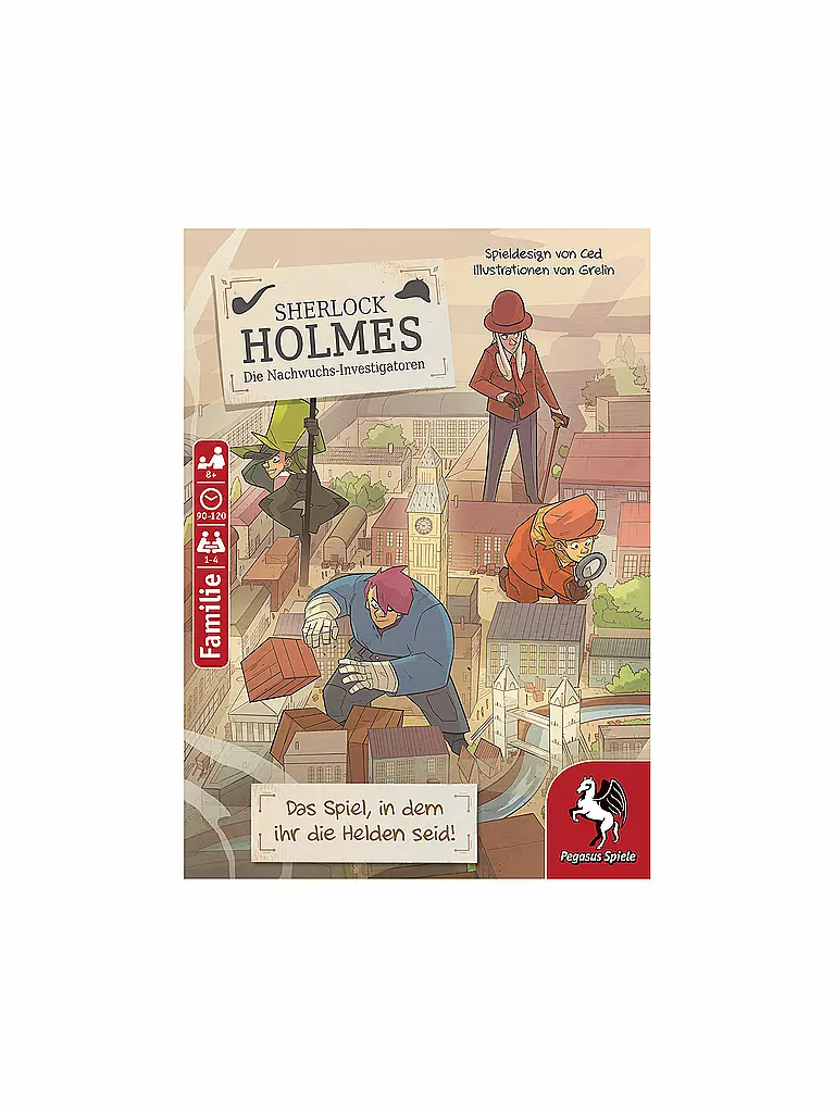 PEGASUS | Sherlock Holmes - Die Nachwuchs-Investigatoren (Krimi-Comic-Spiel) | keine Farbe