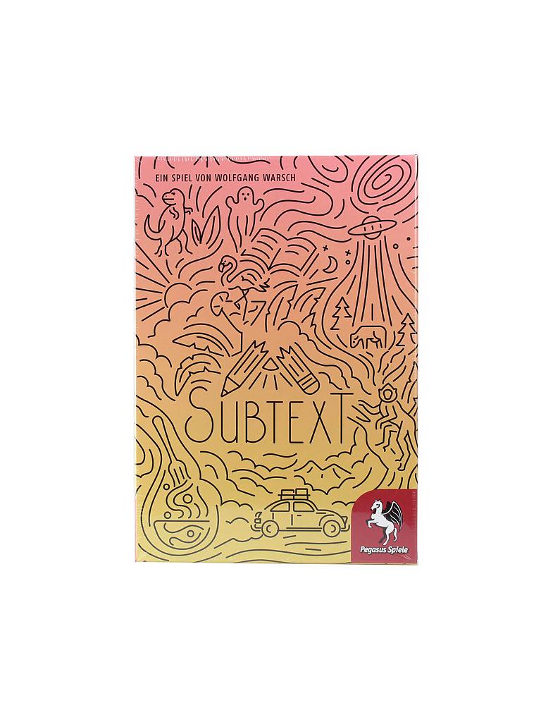 PEGASUS | Subtext (Edition Spielwiese) | keine Farbe