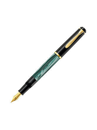 PELIKAN | Füllhalter M200 Grün Mamoriert Medium mit Etui 