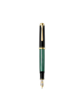 PELIKAN | Füllhalter M600 Schwarz-Grün Medium mit Etui 