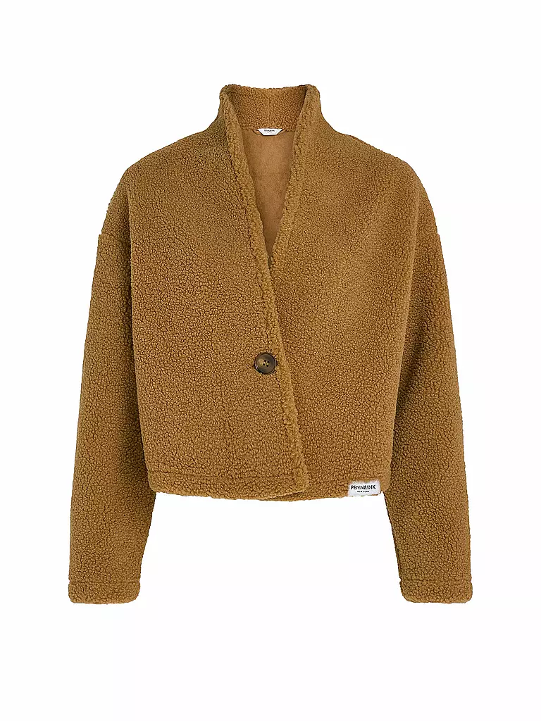 PENN&INK | Jacke iin Felloptik | camel