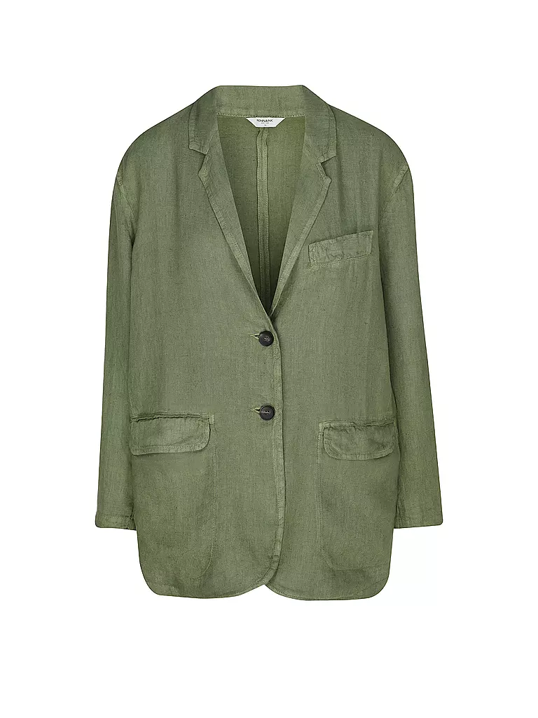 PENN&INK | Leinenblazer  | olive