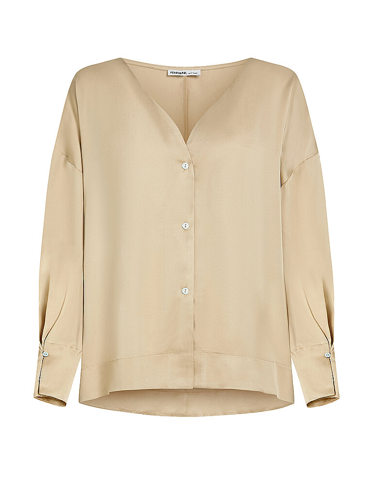 INK Blusenshirt hellbraun S damen
