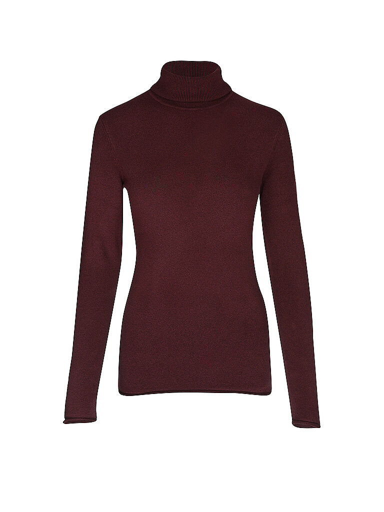 PENN&INK Rollkragenpullover  dunkelrot | XS