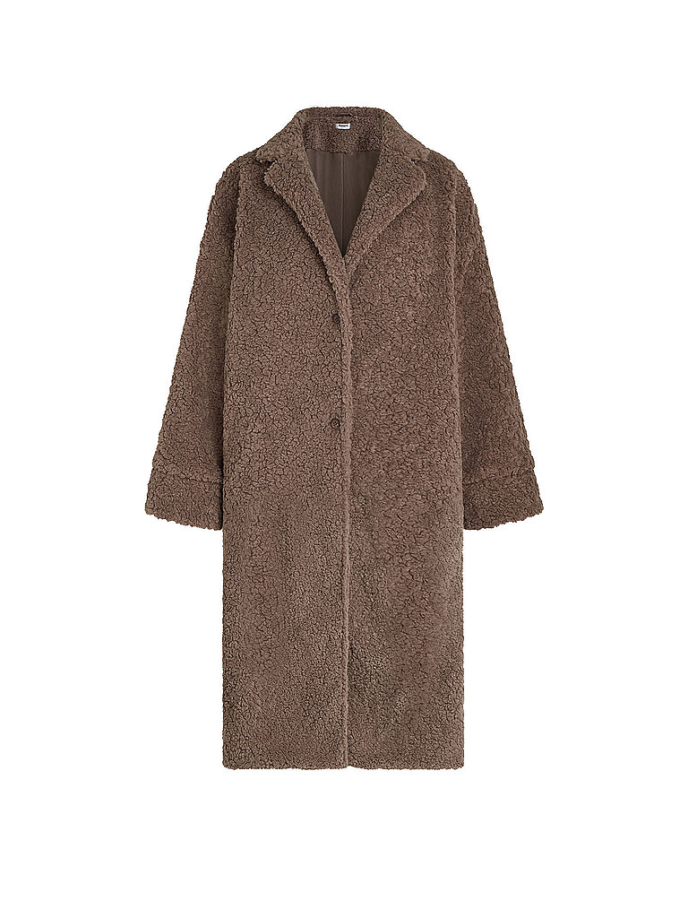 PENN&INK Mantel in Felloptik braun | S/M