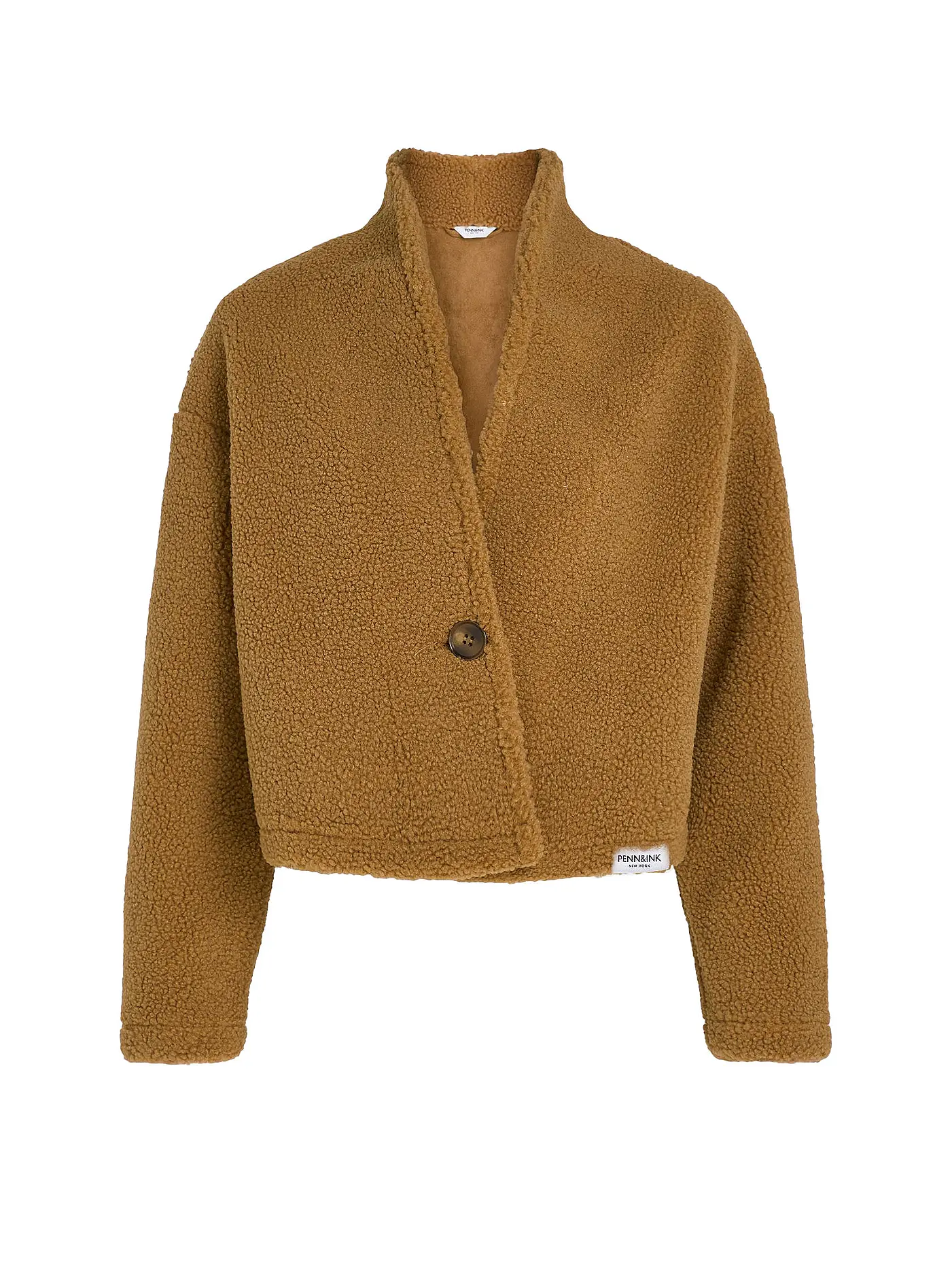 PENN&INK | Jacke iin Felloptik | camel