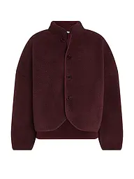 PENN&INK | Jacke in Felloptik | Dunkelrot