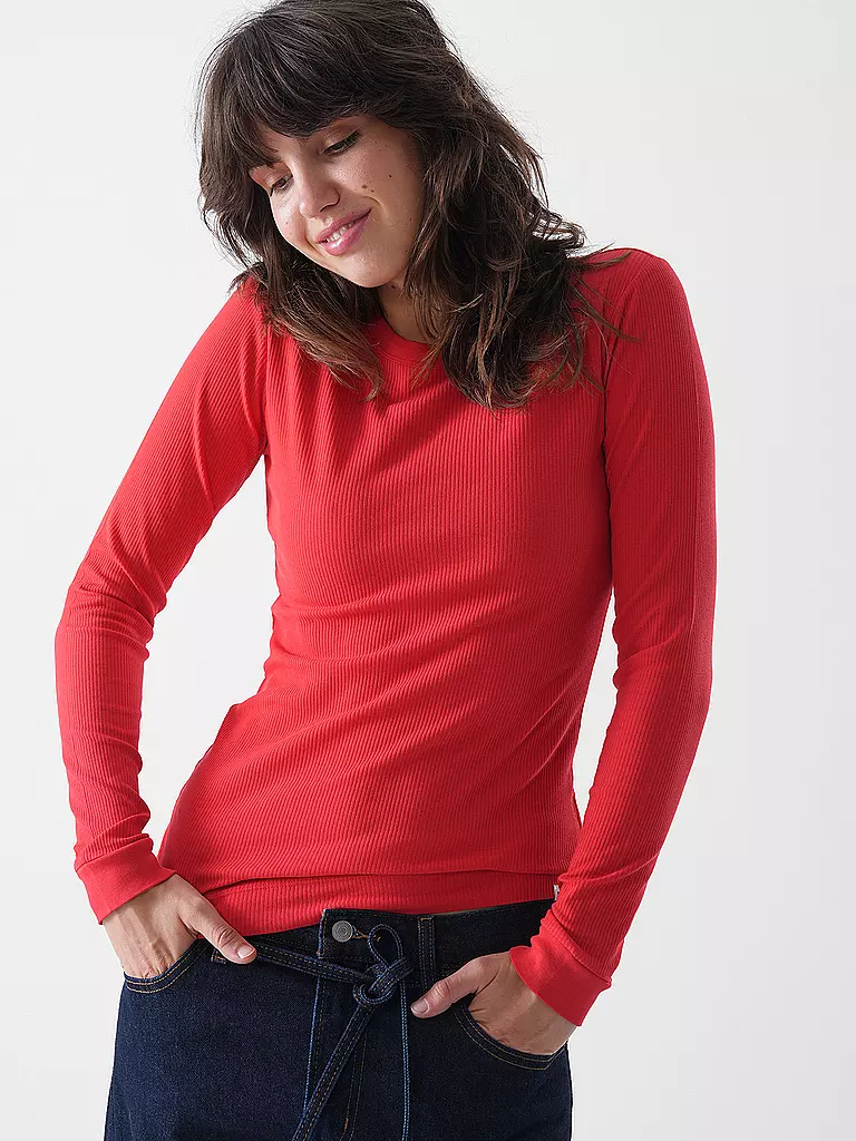 PENN&INK | Langarmshirt  | rot