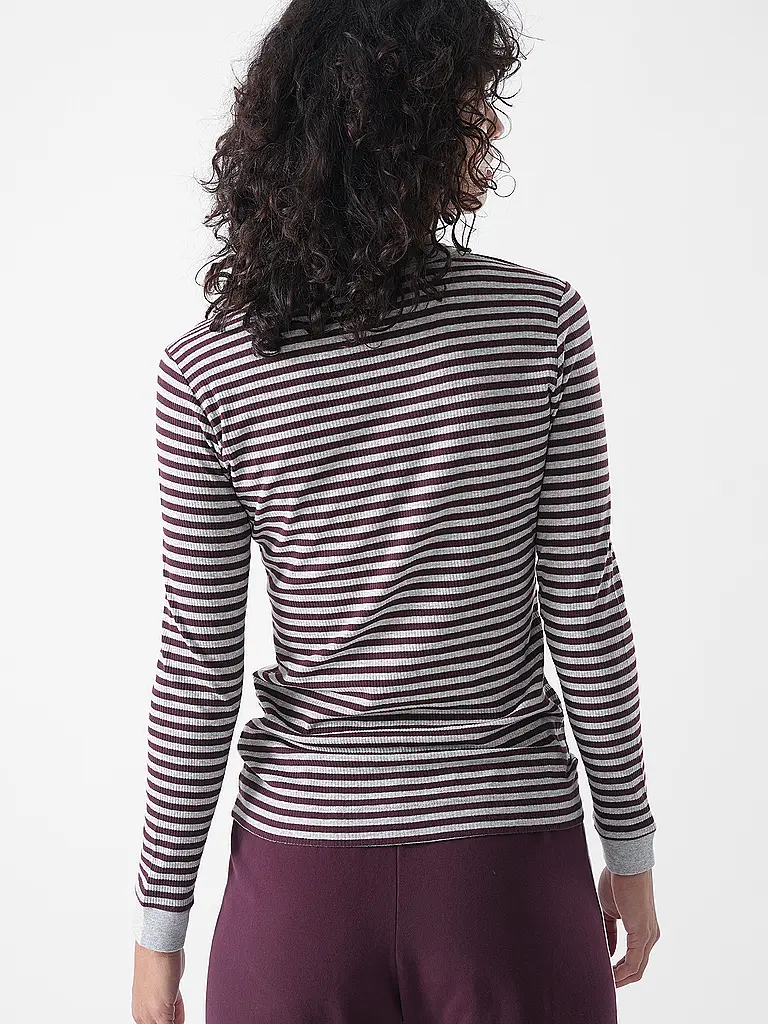PENN&INK | Langarmshirt  | dunkelrot