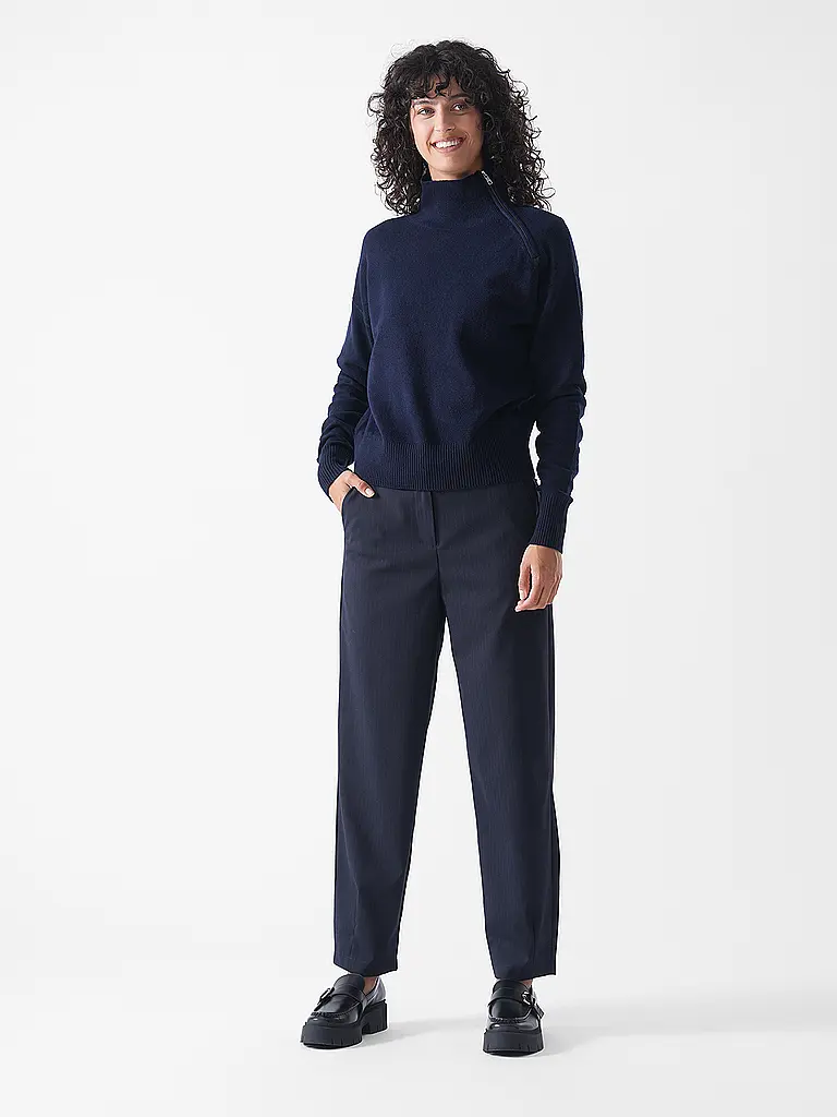 PENN&INK | Rollkragenpullover  | dunkelblau