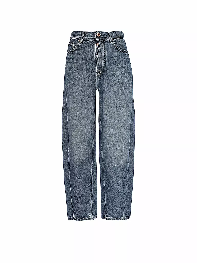 PEPE JEANS | Highwaist Jeans Balloon Fit 7/8 Addison | blau