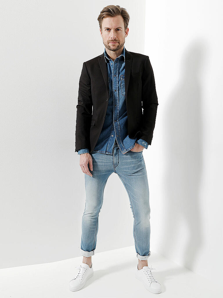 PEPE JEANS | Jeanshemd "Noah" | blau