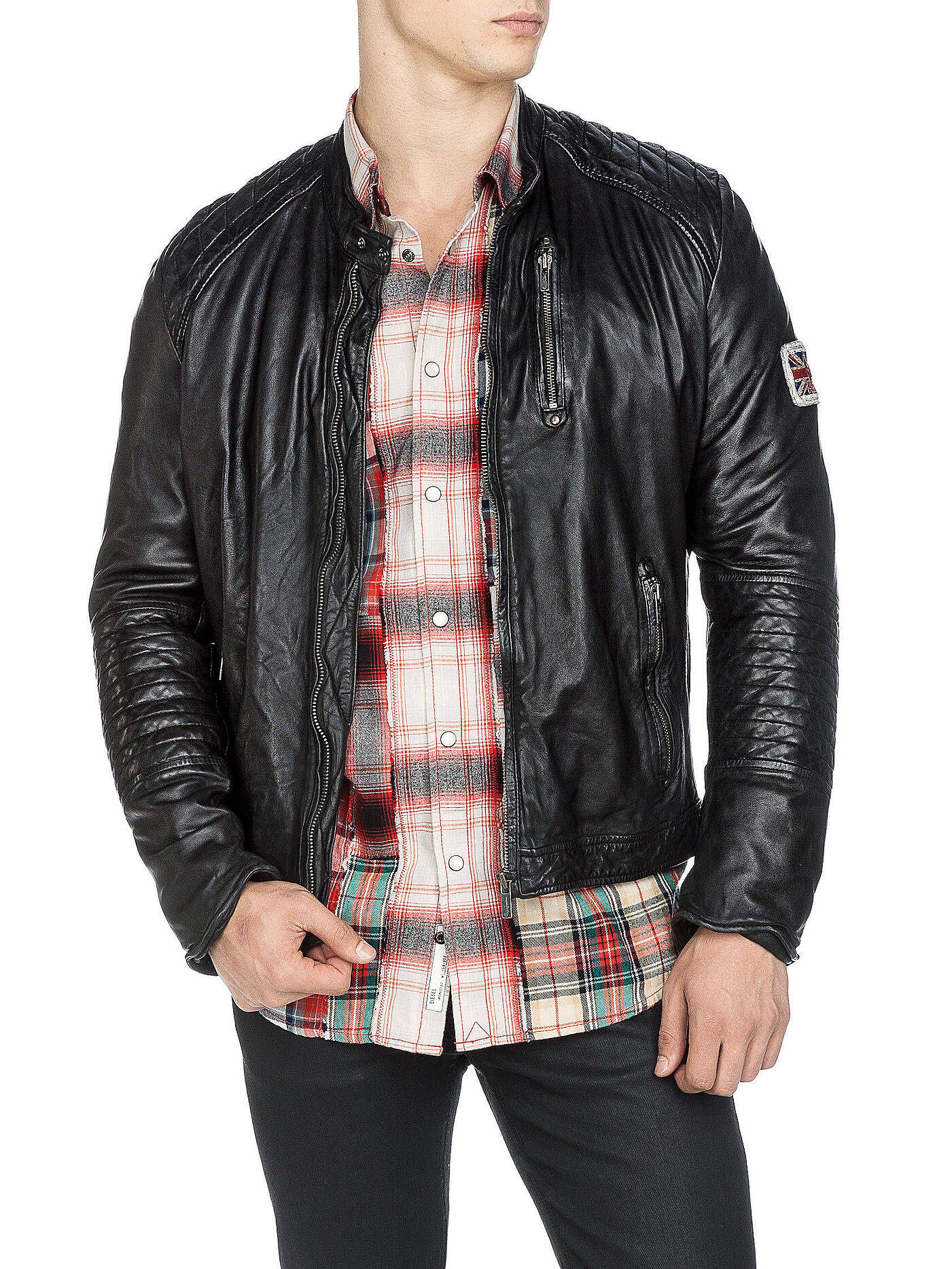 PEPE JEANS | Lederjacke | schwarz