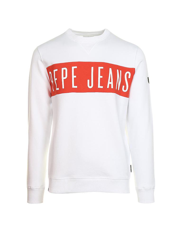 PEPE JEANS | Sweater "Connor" | weiß