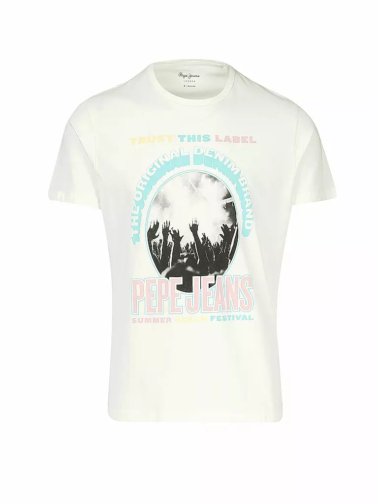 PEPE JEANS | T Shirt Festival | weiss