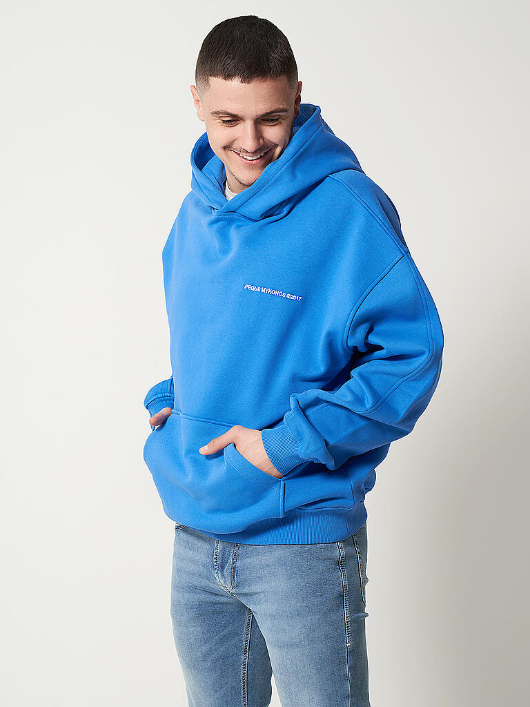 PEQUS | Kapuzensweater - Hoodie | blau