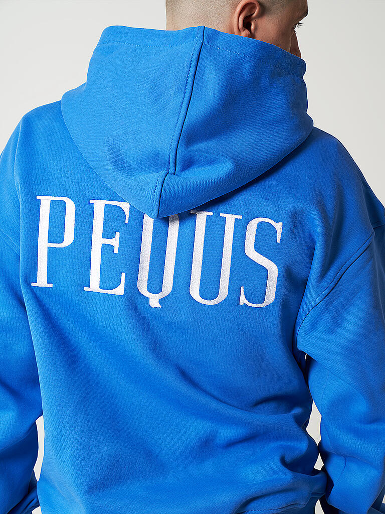 PEQUS | Kapuzensweater - Hoodie | blau