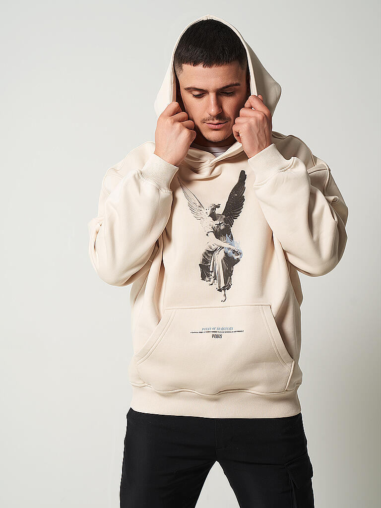 PEQUS | Kapuzensweater- Hoodie | beige