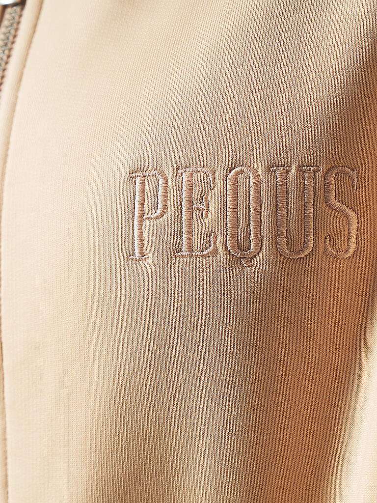 PEQUS | Sweatjacke Salvation | beige