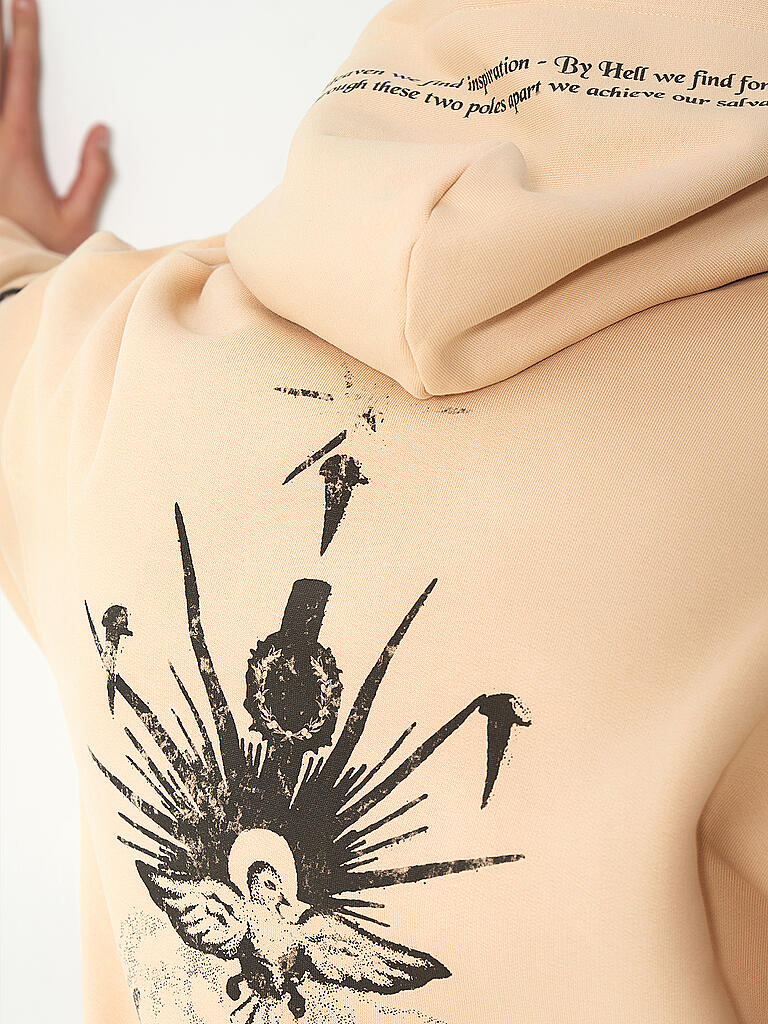 PEQUS | Sweatjacke Salvation | beige