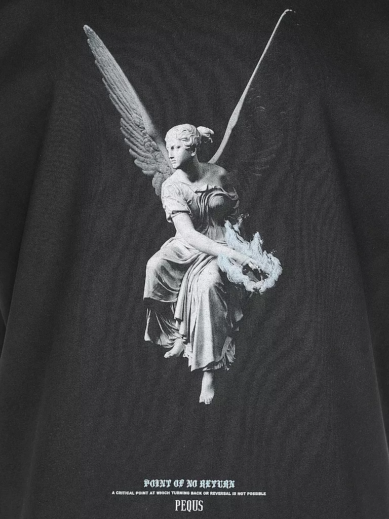 PEQUS | T Shirt Fallen Angel  | blau