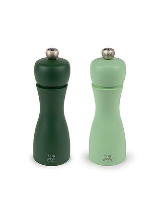 PEUGEOT | Salz/Pfeffermühle 2tlg. TAHITI Luft 15cm Buche/Blau