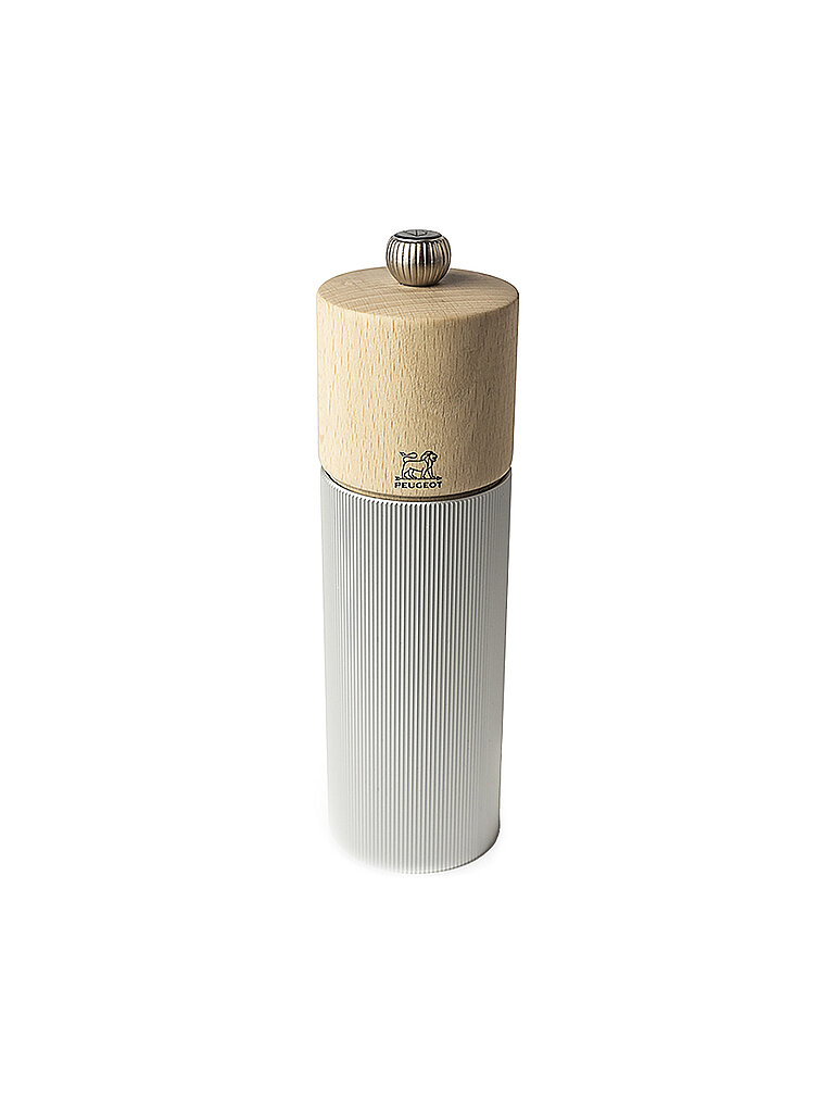 PEUGEOT Pfeffermühle 18cm LINE Alu / Buche - Natur beige