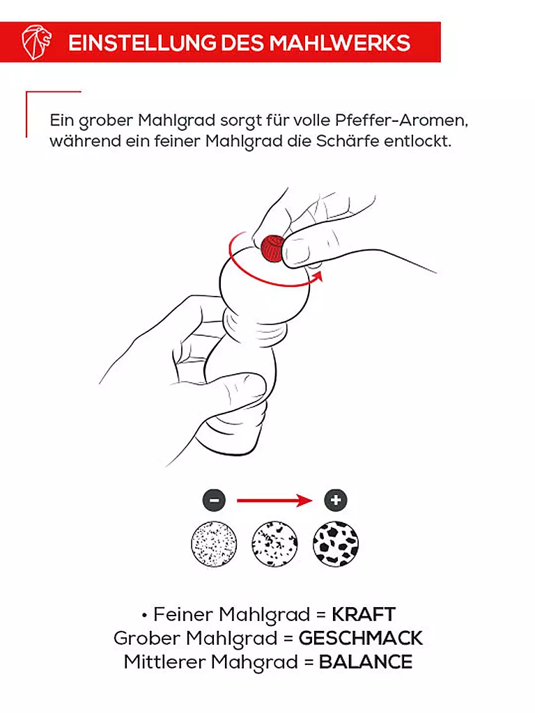 PEUGEOT | Barbecue Outdoor Pfeffermühle mit LED Licht 30cm Buche / Graphit | grau