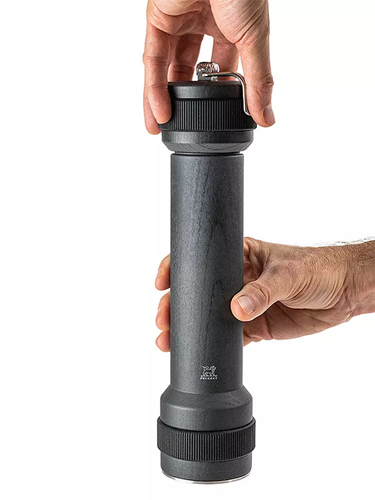 PEUGEOT | Barbecue Outdoor Pfeffermühle mit LED Licht 30cm Buche / Graphit | grau