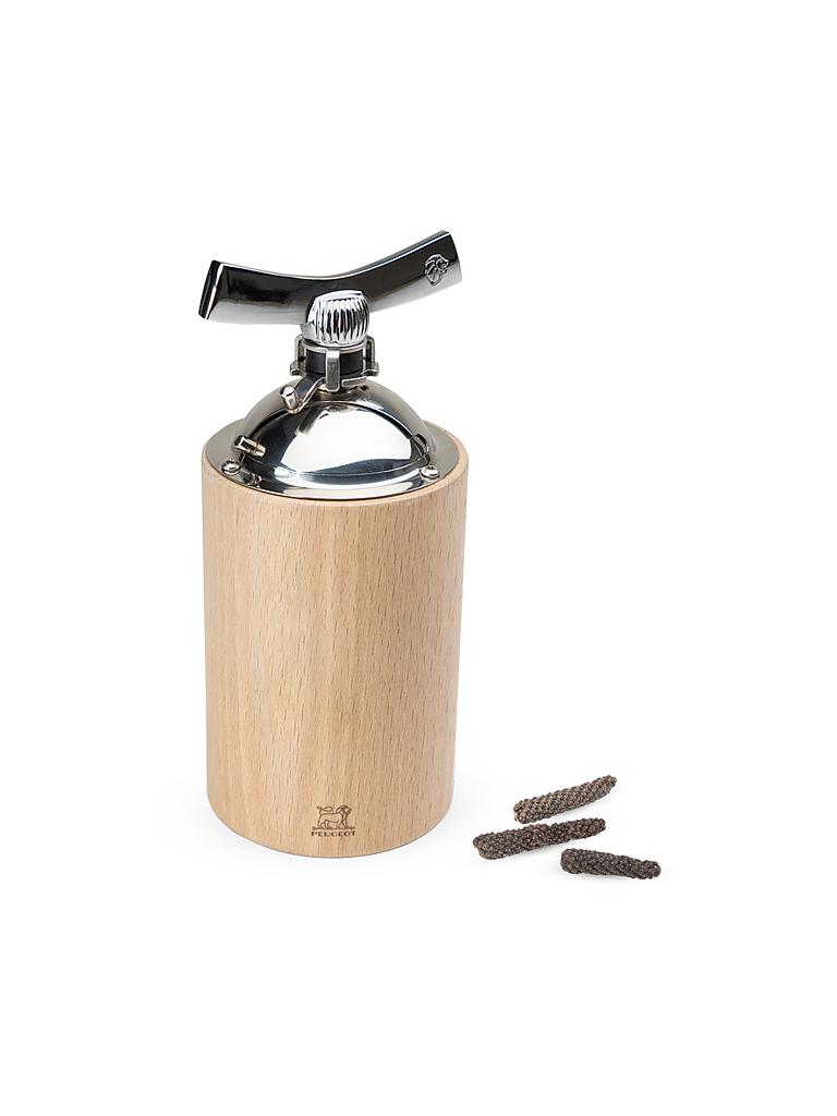 PEUGEOT | Manuelle Holzmühle für Langpfeffer 16cm (Natur) | braun