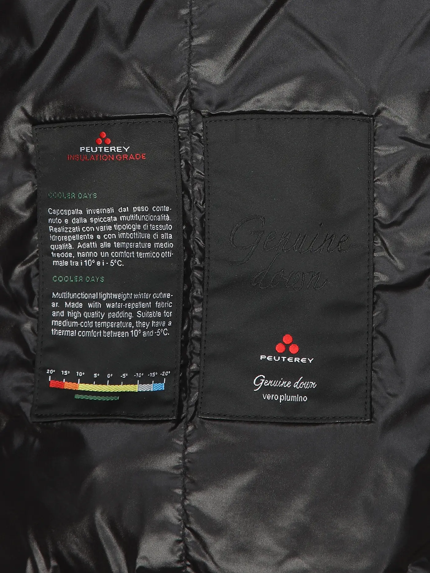 PEUTEREY | Daunensteppjacke KENID LKS | schwarz