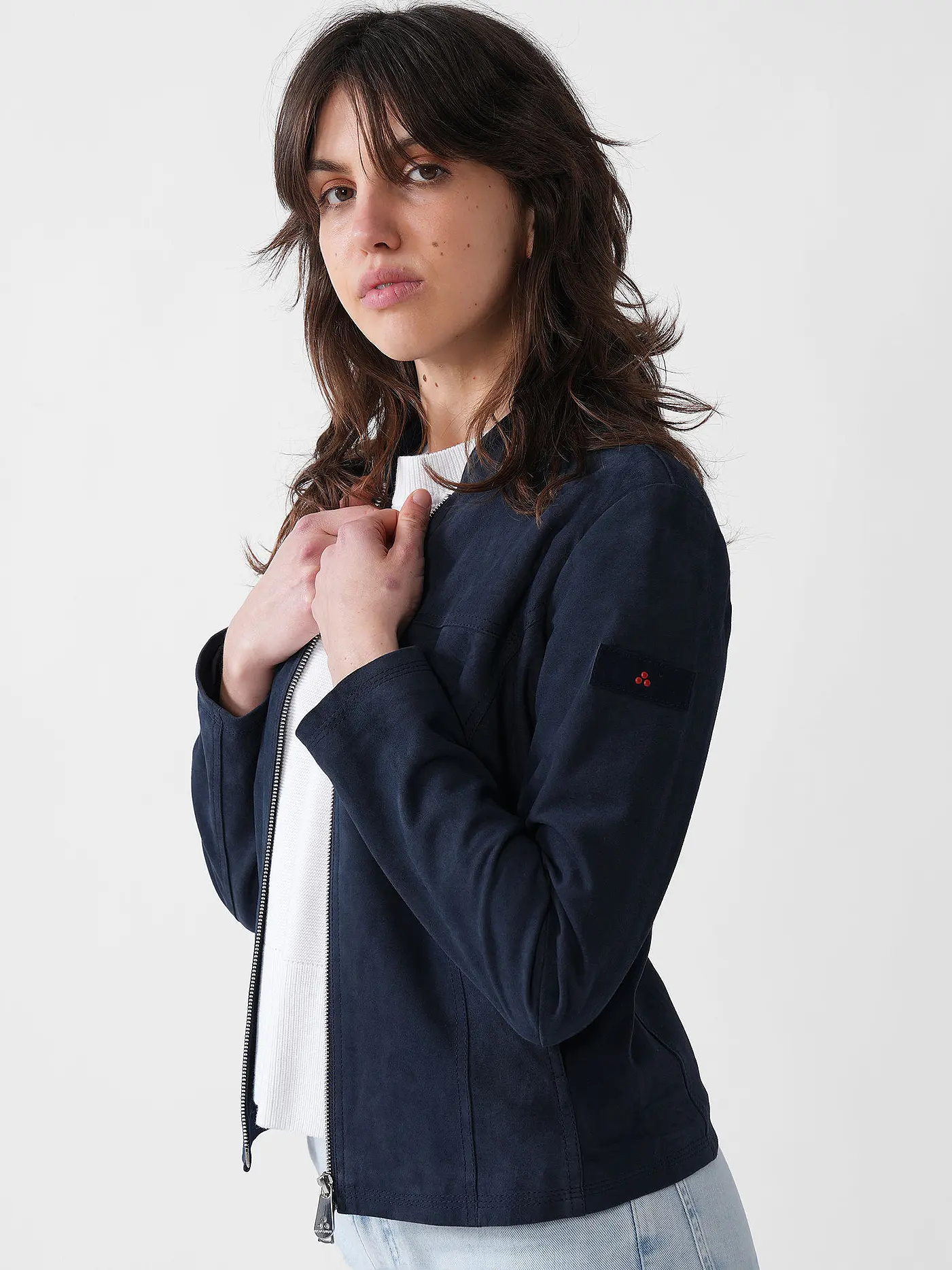 PEUTEREY | Lederjacke LOVER | dunkelblau