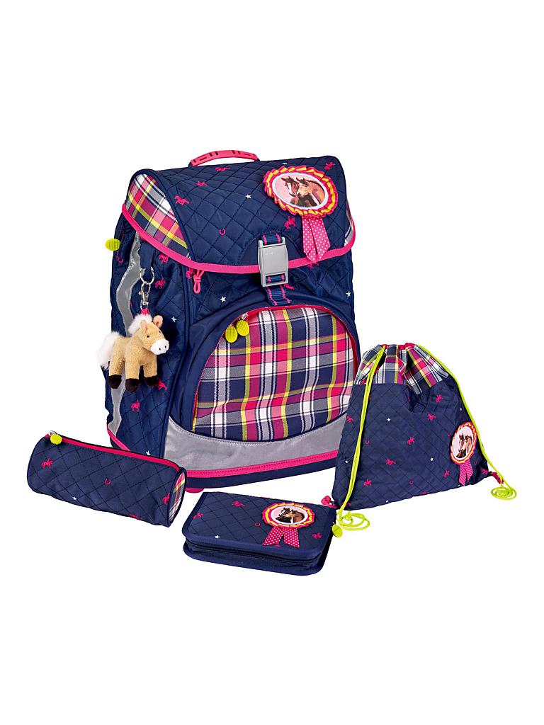 PFERDEFREUNDE | Schultaschen-Set "Blue Edition-Flex Style" Pferd | 